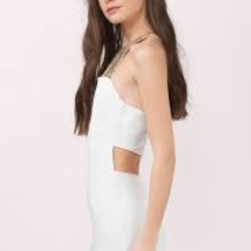 Tobi × Free Flight Dress Ivory & Gold - Picture 3 of 6